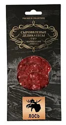 Колбаса из лося "Охота" сыровяленная, нарезка, 75г