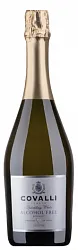 Вино игристое безалкогольное белое полусухое "Covalli" Sparkling White, 0,75л