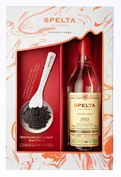 Водка "Spelta" Organic, в подарочной упаковке (с ложкой для черной икры), 40%, 0,5л