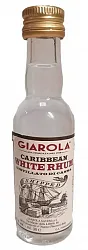 Ром "Giarola" Caribbean White Rhum, 38%, 0,03л
