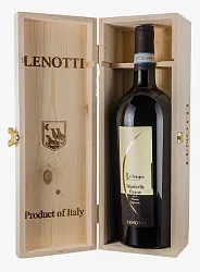 Вино красное полусухое "Lenotti" Le Crosare Valpolicella Ripaso, в подарочной упаковке (деревянный я