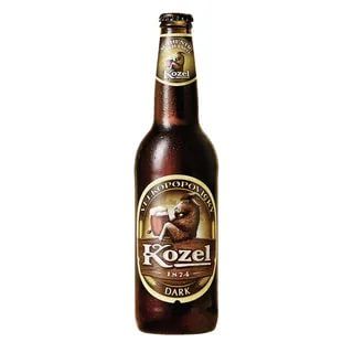 Пиво "Velkopopovicky Kozel Dark" Чехия, темное 3,8% с/б 0,5л.