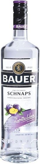 Напиток спиртной ЦБ Шнапс "Bauer" Слива" 36%  0,7л