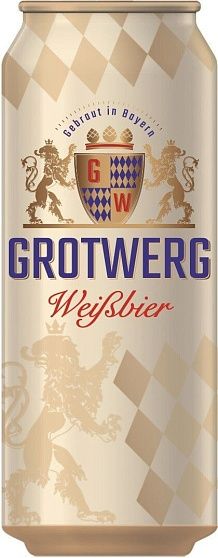 Пиво "Гротверг Вайсбир" бан. 0,5л