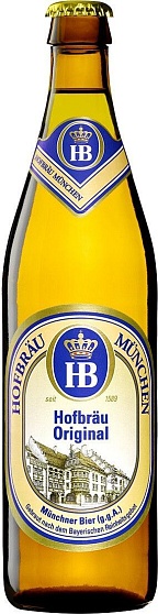 Пиво Хофброй Оригинальное 5,1% с/б 0,5 л