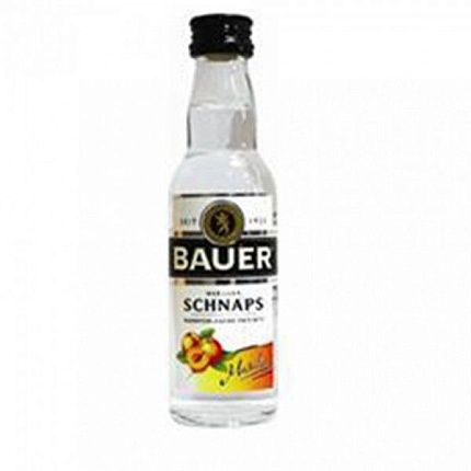 Напиток спиртной ЦБ Шнапс "Bauer" Абрикос" 36%  0,04л