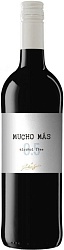 Вино "Мучо Мас" красное полусухое безалкогольное 0,75л