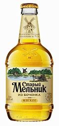 Пиво "Старый Мельник из Бочонка Мягкое" св.фильт. с/б 4,3% 0,45л