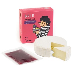 Сыр Бри с виноградным соусом 145г, ТМ "JEAN" М
