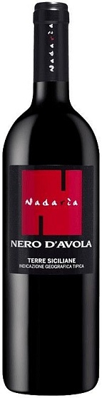 Вино MBG Ит. "Надария" Неро д'Авола ординарное красное сух. 0,75
