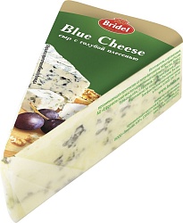 Сыр С голубой плесенью «BLUE CHEESE» BRIDEL 51% БЗМЖ 100г М