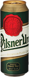 Пиво "Pilsner Urquell" Чехия 4,4% ж/б 0,5л.