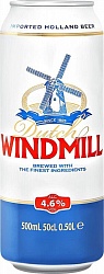 Пиво "Датч Виндмилл" свет.фильтр.ж/б 4,6% 0,5л (Нидерланды)