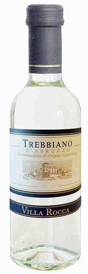 Вино ЦБ DOC "Вилла Рокка" Требьяно д'Абруццо бел. сух. 12% 0,25л