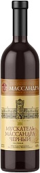 Ликерное вино "Мускатель Массандра черн" десерт. кр. 16% 0,75л