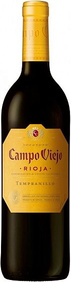Вино «Кампо Вьехо Темпранильо» сухое красное 13,5% 0,75л.