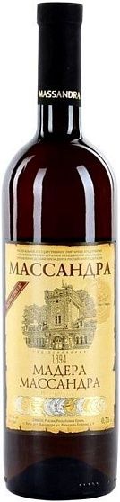 Ликерное вино «Мадера Массандра» ЗГУ "Крым" марочн. бел.19% 0,75