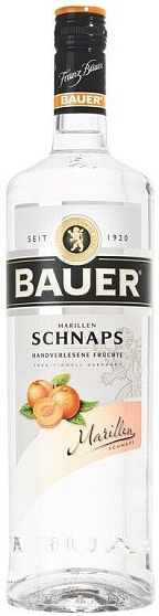 Напиток спиртной ЦБ Шнапс "Bauer" Абрикос" 36% 0,7л