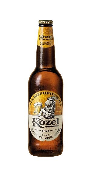 Пиво "Velkopopovicky Kozel Premium lager " Чехия, 4,6% с/б 0,5л.