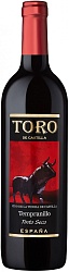 Вино Ю. "Торо де Кастилья Темпранильо" сорт. кр. сух. 12% 0,75л