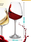 Набор бокалов для вина  2 шт Crystalite Bohemia Anser/Alizee 610 мл