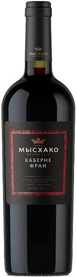 Вино Мысхако ЗГУ "Каберне Фран" красное сухое 14,2% 0,75л
