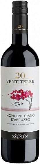 Вино SN "Зонин Вентитерре Монтепульчано д’Абруццо" кр сух 0,75