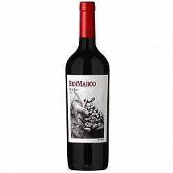 Вино VD "Бенмарко Мальбек" красное сухое 14% 0,75л