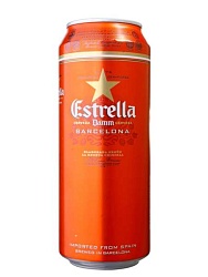 Пиво "Эстрелла Дамм" свет.фильтр. ж/б 4,6% 0,5л. (Испания)
