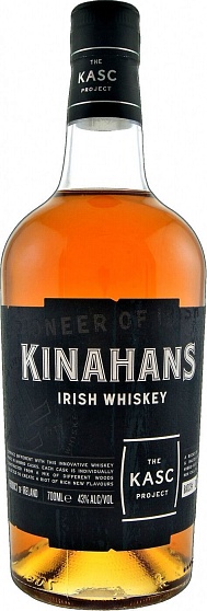 Виски ирландский купажированный "Проект Каск Кинаханс" 43% 0,75л