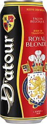 Пиво "Датур Ройал Блонд" свет.фильтр. ж/б 6,2% 0,5л. (Франция)