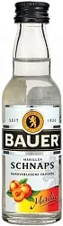 Напиток спиртной ЦБ Шнапс "Bauer" Абрикос" 36% 0,04л